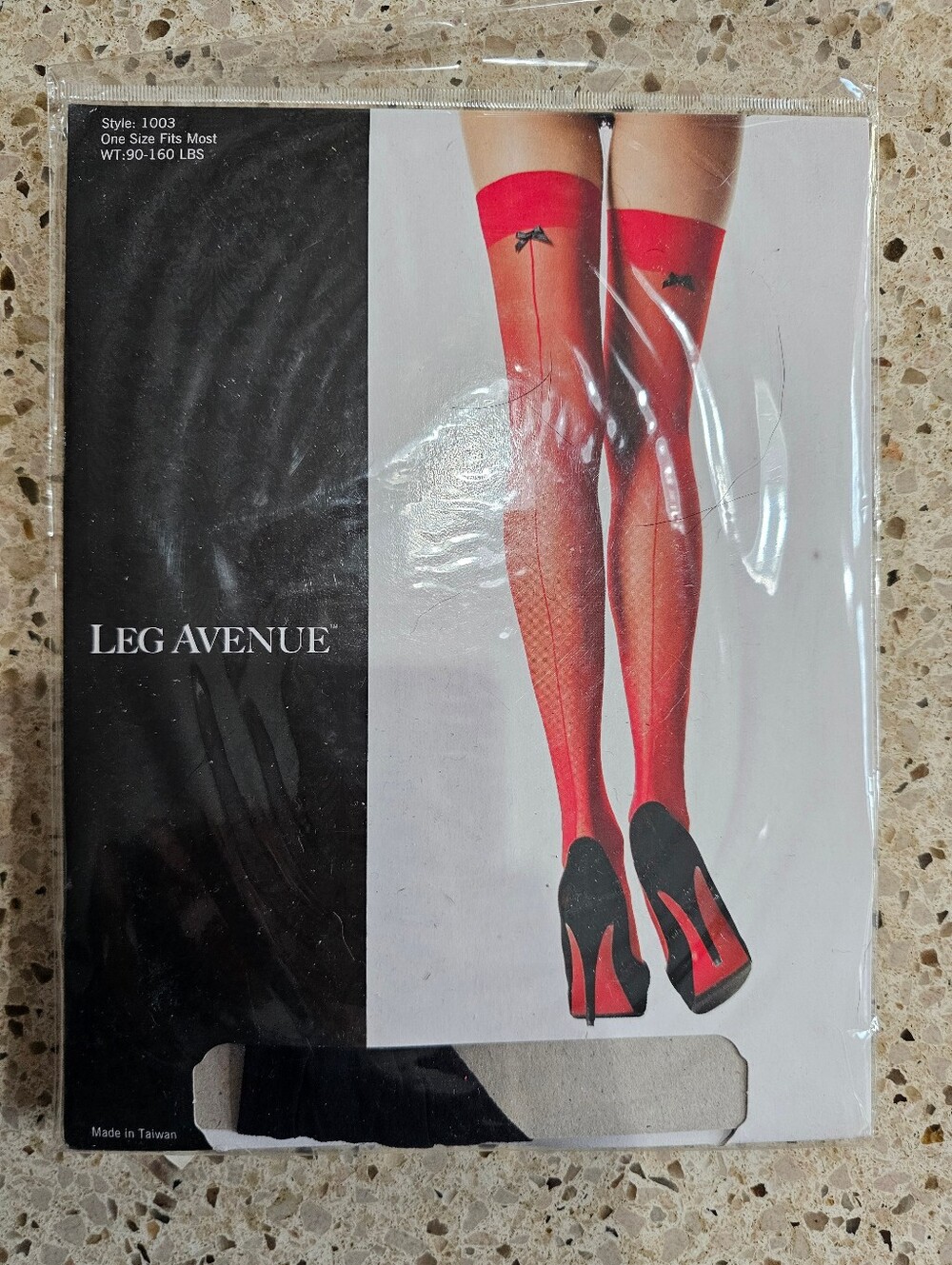 Leg Avenue Thigh-Highs with Black Bow
